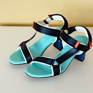 United Nude Black and Blue Heels